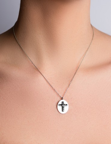 Μarcella cross necklace