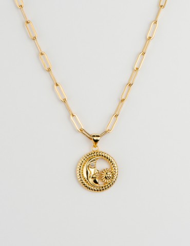 Lunetta Gold Chain Νecklace