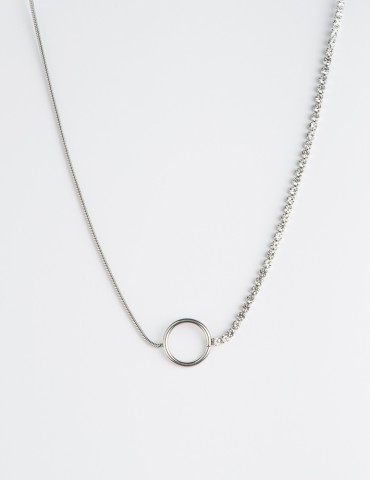 Silver Chain necklace with...