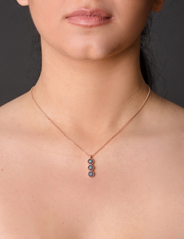 Τriple Εvil Εye necklace